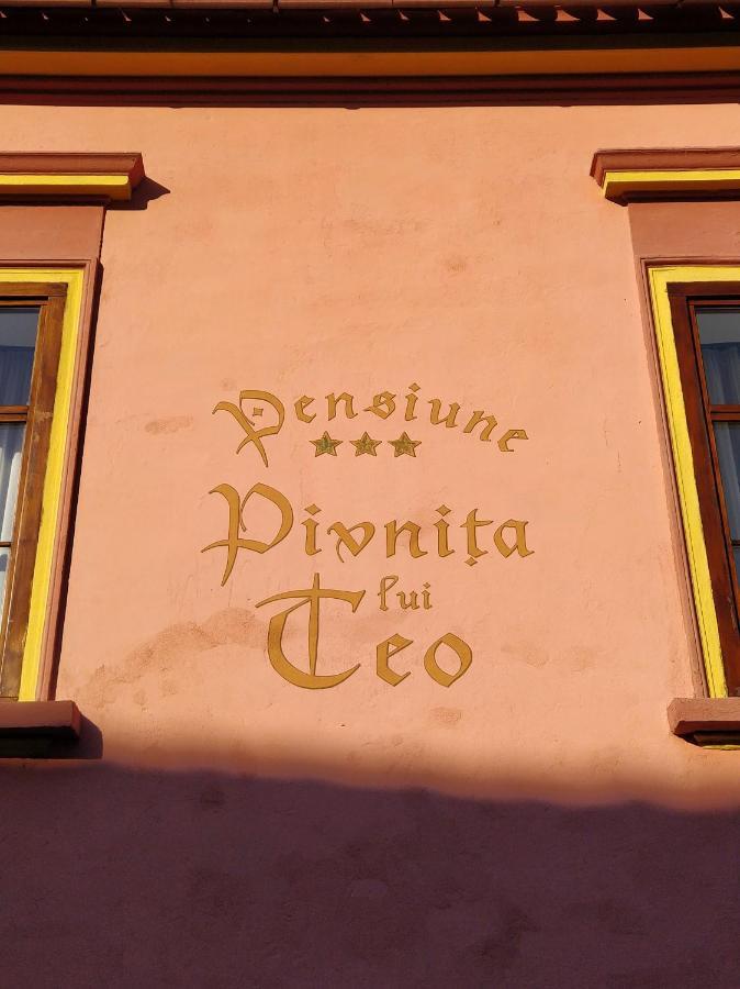 La Teo Pensiune Si Pivnita Sighişoara Exteriör bild